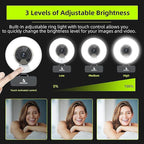 NexiGo N960E 1080P 60FPS Webcam with Light, Software Included, Fast AutoFocus, Built-in Privacy Cover, USB Web Camera, Dual Stereo Microphone, for Zoom Meeting Skype Teams Twitch (Renewed)