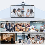 3X Optical Zoom PTZ Camera HDMI USB 3.0 1080P 60fps 114-Degree Wide-Angle for Video Conference Business Meeting Live Streaming Online Learn with Zoom YouTube Teams OBS and More