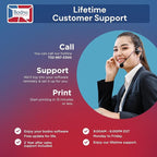 Evolis Zenius Single Sided ID Card Printer & Complete Supplies Package with Bodno Bronze Edition ID Software