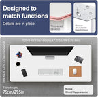 Conference Table,Folding Conference Room Tables Portable Rolling Conference Training Table with Silent Wheels,Mobile Meetings Flip Top Tables for Offices Classrooms Meeting Room (6Pack 47.2in)