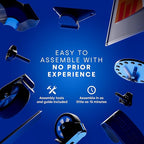 Rolling Dry Erase Board 96 x 46 - Large Portable Magnetic Whiteboard with Stand - Double Sided Easel Style Whiteboard with Wheels - Mobile Standing White Board for Office, Classroom & Home