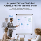 N newline 4K Webcam for PC, PDAF/CDAF Autofocus, 1080P@60FPS, 79° FOV, Auto Light Correction, 2 Noise Reduction Mics, Privacy Cover, USB-A, Streaming Camera for Skype, Teams, Online Meeting, NewEye 62