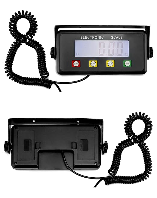 QWORK 400lb Physician Digital Scale, Shipping Scale Medical Platform Scale, Postal Scale, Digital Postage Scale fo Packages Luggage Post