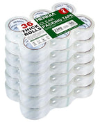 HERKKA Clear Packing Tape, 36 Rolls Heavy Duty Packaging Tape for Shipping Packaging Moving Sealing, Thicker Clear Packing Tape, 2 inches Wide, 65 Yards Per Roll, 2340 Total Yards