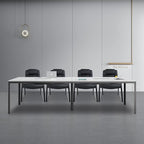 CLATINA Big & Tall 500 lb. Guest Chair, Leather Reception Chairs with Padded Arm Rest for Waiting Room Office Home and Meeting Conference-Black