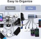 Powered USB 3.1 Hub, ACASIS 7 Ports USB 3.1 Hub with 10Gbps Data Speed，Aluminum Housing, USB Hub Powered with 24W Power Adapter, USB Hub for PC/Laptop, Computer, Flash Drive, Printer, Camera
