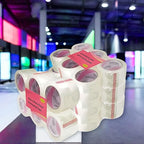 iMBAPrice 3-Inches Clear Packaging Tape, 6 Roll of 110 Yards (24 x 330 Feet) Long 3" Wide Shipping Tape for Box Office Moving Packaging Shipping