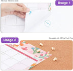 Ospelelf Undated Wall Calendar 2025 Large Laminated Dry Erase Calendar 36.6'' x 48'' Yearly 12 Month Family Calendar