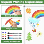 Lockways Dry Erase Board 96 x 48 Inch, Large Magnetic 4 x 8 White Board, Aluminium Frame Whiteboard with Marker Tray for Office & School