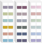 Potanro Sticky Book Tabs 360PCS Notebook Tabs Colorful Book Annotation Tabs Kit Writable Book Tabs Repositionable Color Page Markers Bible Tabs for Office Supplies