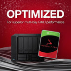 Seagate IronWolf Pro 28TB Enterprise NAS Internal HDD Hard Drive – CMR 3.5 Inch SATA 6Gb/s 7200 RPM 512MB Cache for RAID Network Attached Storage, Rescue Services (ST28000NT000)