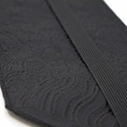 BLBMH A5 Book Covers with Tassels Adjustable Fabric Book Sleeve Cover Protector Fit for 5.5x8.4 inch Hardcover Softcover Novels Notebook - Chinese Black