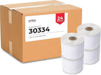 enKo (24 Rolls / 24000 Labels) 30334 Dymo Compatible Multipurpose Barcode (1-1/4" x 2-1/4")