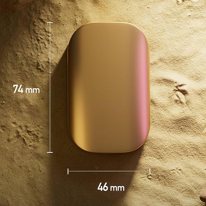 SK hynix Beetle X31 512GB Portable SSD with DRAM, up to 1050MB/s, USB 3.2 Gen2, External Hard Drive Compatible with PC, Mac, Laptop, PS5 (Champagne Gold)