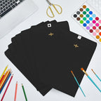 Geyee 100 Pcs Clasp Manilla Envelopes 9 x 12 Inch Gummed Colored Envelopes for Storing or Mailing for Home Office Business Supplies(Black)