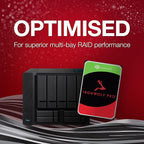 Seagate IronWolf Pro, 4 TB, Enterprise NAS Internal HDD –CMR 3.5 Inch, SATA 6 Gb/s, 7,200 RPM, 256 MB Cache for RAID Network Attached Storage (ST4000NT001)