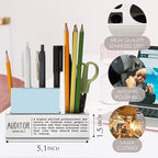 Auditor Definition Gifts for Women, Men, Auditor Finance Desk Decor Stainless Steel Pen Pencil Holders WCC49