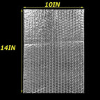 50Pcs Clear Bubble Out Bags, 10”x14” Bubble Pouches Bags for Shipping, Double Wall Bubble Cushioning Wrap Bags for Moving Packaging Storage Fragile China Dishes Electronic Item-Large Bubble Pouches