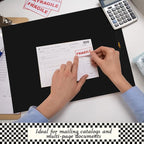 25 Pcs Clasp Envelope 14 x 18 Inch Large Manilla Envelopes with Clasp Closure for Mailing Thick Documents Home, Business, Legal or School Office Storing(Black)