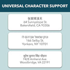 250 Personalized Return Address Labels - Custom Address Labels on Sheets