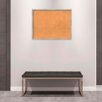 Amanti Art Natural Cork Board for Wall, 25x33 Vision Board with White Frame, Large Corkboard Office Decor for Home Organization, Cottage Corkboard Pinboard to Display Items for Home Organization in