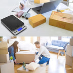 THINKSCALE Shipping Scale, 86lb Postal Scale with Hold and Tear Function, 5 Units, Auto-Off, Postage Scale for Packages Mailing Small Business, AC Adapter & Battery Included