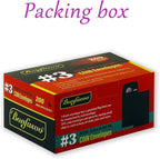 200 Pack #3 Black coin envelope 2.5 x 4.25 inches Kraft Envelopes Classic Small Parts Envelopes with Self Adhesive Gummed Flap for Coins Cash Credit Cards Seeds