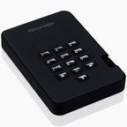 iStorage diskAshur2 HDD 2TB Black | Secure portable hard drive | Password protected | Dust & water resistant | Hardware Encryption