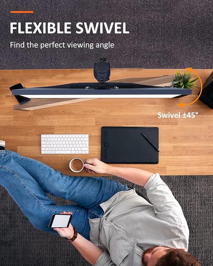 Suptek Single Monitor Mount, Adjustable Monitor Arm Desk Mount Stand for 1 / One Screen up to 32 inch Screen(MD9401)