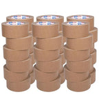 ADHES Heavy Duty Kraft Paper Tape Eco Friendly Packing Tape Writable Non-Coated Surface for Masking, Sealing, and Packaging Use,2” x 43 Yards,36Rolls