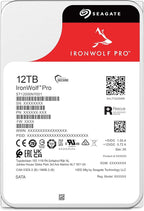 Seagate IronWolf Pro, 12 TB, Enterprise NAS Internal HDD –CMR 3.5 Inch, SATA 6 Gb/s, 7,200 RPM, 256 MB Cache for RAID Network Attached Storage (ST12000NT001)