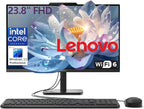 Lenovo 24 All-in-One Desktop Computer for Home Office, 32GB DDR4 RAM, 1TB PCIe SSD, Intel 4-Core Processor (Beat i3-1110G4), 23.8" FHD AIO, WiFi 6, Bluetooth, RJ-45, HDMI, Windows 11 Pro, AZ-XUT