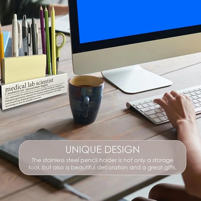 Medical Lab Scientist Gifts, Medical Laboratory Scientist Appreciation Thank You Gifts Pen Pencil Holders WCC34