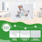 PATIKIL Desk Divider, 2 Set 24 x 16 Inch Acoustic Freestanding Desk Divider Desk Privacy Panel with 4 Pcs Support Feet for Library Office Workstation, White