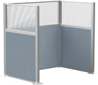 Versare Hush Panel Cubicle Kit | Workstation Partition Walls | Sound Dampening Cubicle Walls | Partitions for Desks