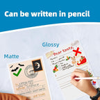 Uinkit Matte Thermal Laminating Pouches, 9 x 11.5 Inches 3 Mil Thick Clear Anti-Glare with Matte Finish 50 Pack Fitted for Letter Size Laminating Sheets 8.5 x 11