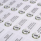 Custom Address Labels - Personalized Address Labels, Return Address Labels with Strong Adhesion, Can Be Used for Cardboard, Paper, Plastic, Glass, Metal (2.6x1 Inch, Set of 100)