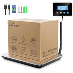 Shipping Scale 0.5oz-440lb High Accuracy Postal Digital Weight Luggage Scale for Packages Warehouse Home Small Business Pet Food Mail