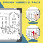 Dry Erase Calendar Whiteboard for Wall, Polegas 16" X 12" Magnetic White Board Board, Small Wall Monthly Double Sided Boards Student, Home, Office (White)