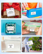 M100 Thermal Labels 1.18"X0.78" (30X20MM), Compatible with Label Maker Machine M100/ M110/ M150/ M220/ M250/ M108/ M221, Multi-Purpose Adhesive Thermal Labels, Black on White, 320 Labels/Roll