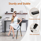 CLATINA Stacking Conference Room Chairs No Wheels, PU Leather Waiting Room Chair Armless Stackable Office Guest Chair with Metal Frames for Reception Lobby Side Training School, Black Set of 10