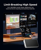 ORICO 1TB USB4.0 External SSD 3800MB/s(40Gbps) - Ultra-Fast Portable NVMe SSD, Compatible with Thunderbolt 3/4, Fanless Aluminum Design for Photographers, Video Editors X40