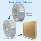 Silk Filament 1.75, Pla + Filament, 3D Printer Filament, Dimensional Accuracy +/- 0.03 Mm, 3D Printer Filament Silk, Pla Filament', Pla 1 Kg (2.2 Lbs), Fit Most FDM 3D Printers (Silver)