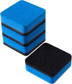 Dry Erase Erasers, Eeoyu 40 Pack Magnetic Whiteboard Dry Erasers Chalkboard Cleaner Wiper for Kids and Classroom Teacher Supplies Home and Office, Blue