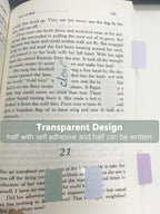 ELII 480 Pcs Morandi Tabs 1 inch Sticky Index Tabs, Writable and Repositionable Book Tabs Flags Colored Page Markers Labels for Reading Notes, Classify Files