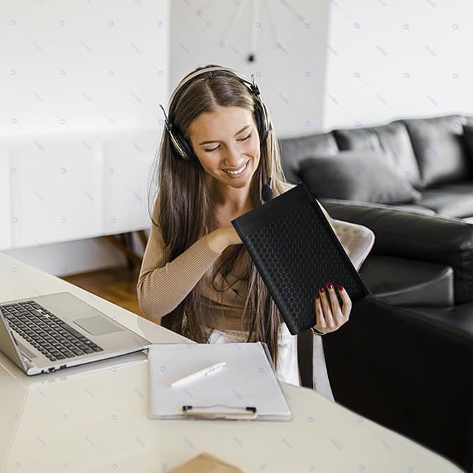 Bubble Mailers 8.5x11inch 40Pack Black Bubble Mailers Self-Seal Padded Mailing Envelopes Bubble Opaque Padded Mailer for Small Businesses to Package and Mail Jewelry Cosmetics#2