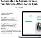 ANVIZ Time Clocks for Employees Small Business - FacePass 7 Pro Biometric Clock in and Out Machine - Face + RFID + Pin Punching in one, Support Door Access, Forever Free Cloud Software