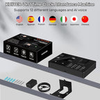 KUIIYER 4 in 1 Employee Time Clocks for Small Business (Face + Fingerprint + Palm Print + PIN) Employee Clock in & Out Machine Attendance Punch Clock