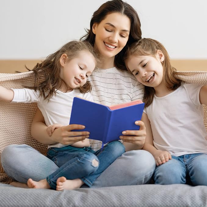 KICNIC Cloth Book Covers 7 Pcs, 6"x9" Stretchable Book Sox Suitable for Most Hardcover Books Up to 8.5”X9.5”, Washable and Reusable Protective Cover for Textbooks