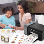 4000 Full Sheets Sticker Paper for Laser & Ink Jet Printers, 8.5" x 11" Full Sheet Address Shipping Label, 4000 Sheets 4000 Labels